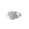 Bague art-déco avec diamants F-VS