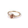 Bague saphir naturel de Madagascar en or jaune