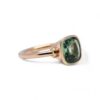 Bague tourmaline coussin avec monture en or jaune – Joaillerie Nantes