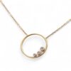 Bijoux diamants or jaune collier cercle – Joaillerie Nantes
