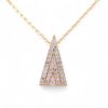 Collier pavage diamants or jaune élégant – Collier or Nantes
