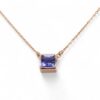 Collier or jaune avec tanzanite, révisé dans nos ateliers – Joaillerie Nantes
