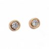 Boucles d'oreilles diamants serti clos – Bijoux or Nantes
