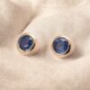 Boucles d'oreilles Ceylan serti clos – Bijoux or Nantes