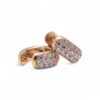 Boucles d'oreilles pavées en diamants, Joaillerie Guérin Nantes