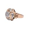 Bijou d’occasion en or bicolore, modèle vintage avec diamants, Nantes