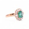 Bague Avec Émeraude Taille Émeraude Et Diamants, Nantes