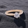 Bijou d’occasion en or jaune avec diamant 0.70 carat, Nantes
