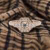 Bague neuve avec diamant central, Nantes