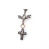 Broche pendentif Saint-Esprit XIXe siècle en or et diamants, Nantes