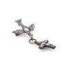 Pendentif religieux serti de diamants taille rose, Nantes