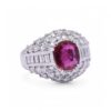 Bijou exceptionnel avec rubis certifié Bellerophon et diamants, Nantes