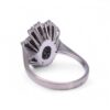 Bague émeraude et diamants d’époque restaurée en or blanc, Nantes