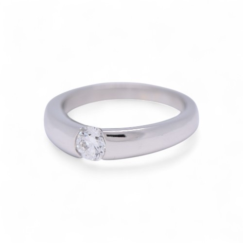 Bague diamant platine seconde main F-VS2 0.50 carat, Nantes