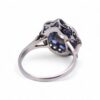 Bague élégante en platine 950 avec diamant central 0.50 carat, Nantes