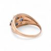 Bague classique avec saphirs et diamants, Nantes