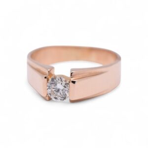 Bague diamant mixte en or jaune, Nantes