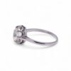 Bague solitaire ancienne platine diamant, Nantes
