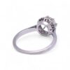 Bague platine avec gros diamant rond, Nantes
