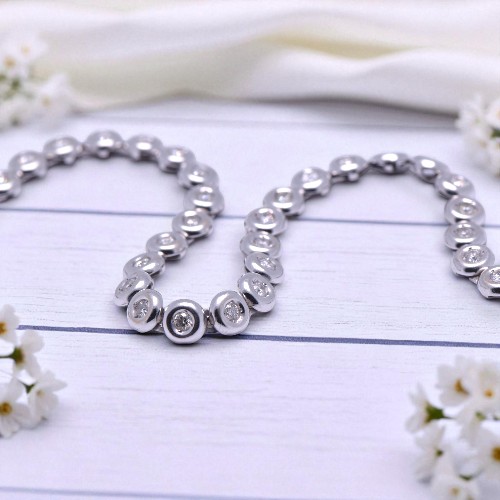 Bracelet diamants H-SI 1.62 carat, Nantes