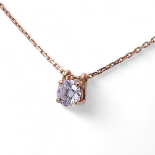 Collier diamant coulissant en or jaune, Nantes