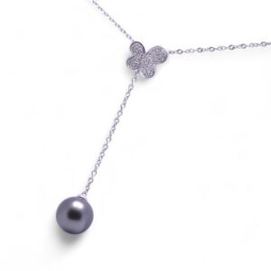Collier perle de Tahiti et diamants, Nantes