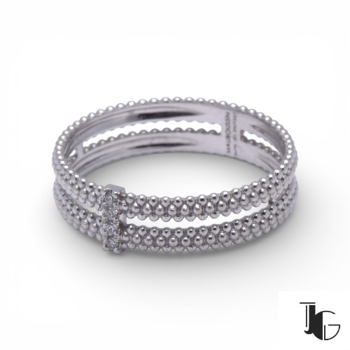 Bague Mauboussin diamants en or blanc 750/1000, Nantes