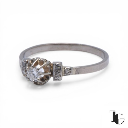 Bague diamant ancien taille rose Nantes