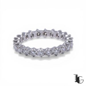 Alliance diamants tour complet or blanc Nantes