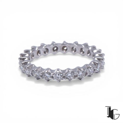 Alliance diamants tour complet or blanc Nantes