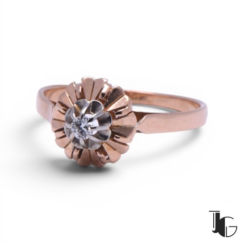 Bague ancienne diamant joaillerie guerin nantes bijoux ancien nantes