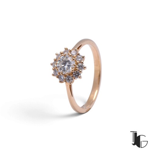 a31 7 Bague marguerite diamants – joaillerie guerin nantes