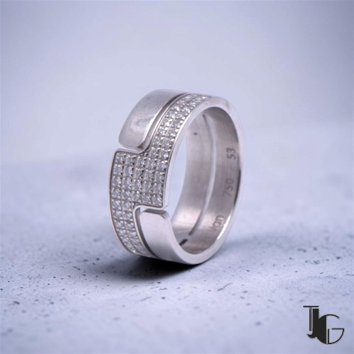 Bague Dinh Van diamants – bijoux ancien nantes – joaillerie guerin nantes