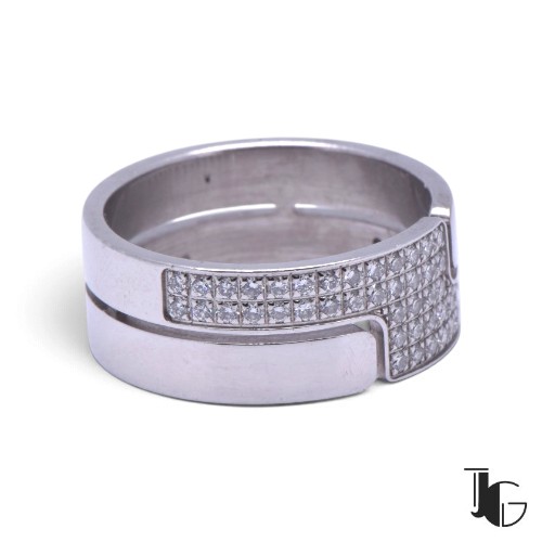 i132 4 Bague Dinh Van diamants – bijoux nantes – joaillerie guerin nantes