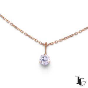 Collier diamant or jaune – joaillerie guerin nantes
