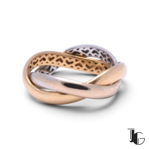 r541 4 Alliance Piaget collection Tresse – bijoux nantes – joaillerie guerin nantes