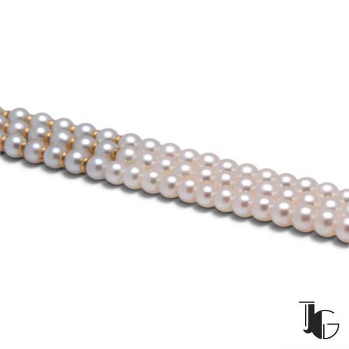 r599 5 Bracelet perles diamants Art déco – bijoux occasion – joaillerie guerin nantes