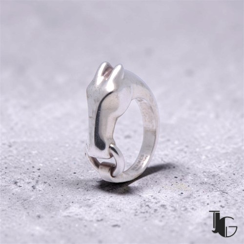 Bague Hermès Galop argent – bijoux ancien nantes – joaillerie guerin nantes