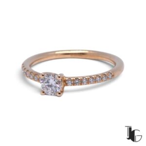Bague diamant et pavage – joaillerie guerin nantes