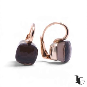 Boucles Pomellato Nudo quartz fumé – joaillerie guerin nantes